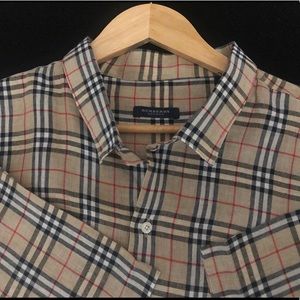 Burberry, Nova Check , XXL, short sleeve button up